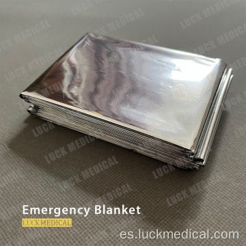 Manta de emergencia de aluminio de aluminio de primeros auxilios